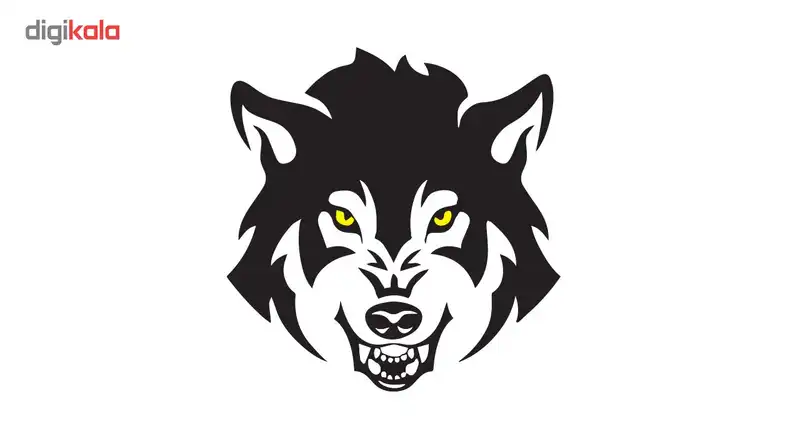 استیکر خودرو گراسیپا مدل گرگ