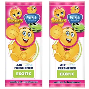خوشبو کننده خودرو فرش وی مدل Smile Exotic بسته 2 عددی