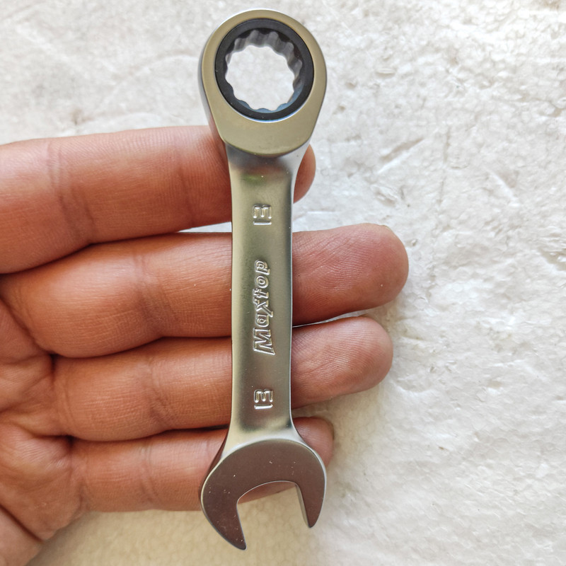 آچار یکسر تخت و یکسر جغجغه ای مکس تاپ مدل MAX - 13 سایز 13 میلی متر آچار یکسر تخت و یکسر جغجغه ای مکس تاپ مدل MAX - 13 سایز 13 میلی متر