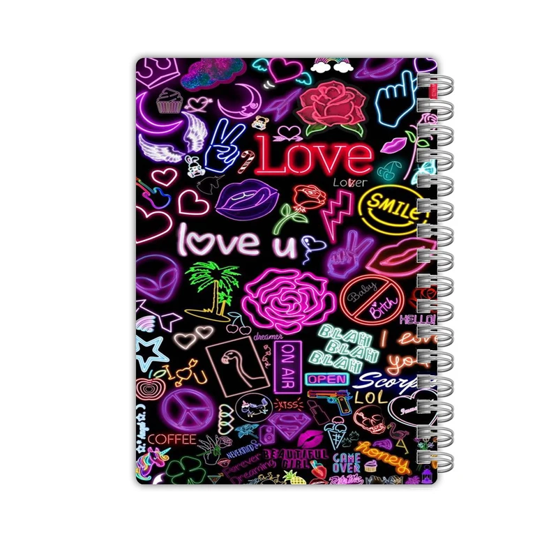 دفترچه یادداشت 50 برگ مدل Love کد 371