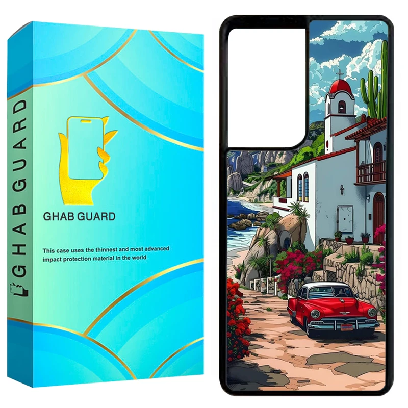 کاور قاب گارد طرح ماشین مدل GCHPS21U مناسب برای گوشی موبایل سامسونگ Galaxy S21 Ultra 5G