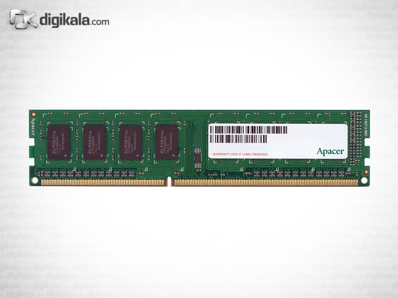 رم کامپیوتر اپیسر UNB PC3-12800 CL11 UDIMM DDR3 1600MHz ظرفیت 4 گیگابایت
