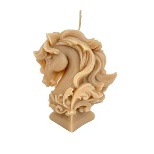 شمع دست‌ساز بدون‌بو مدل اسب زمان اتمام 10 ساعت