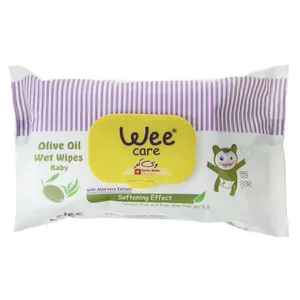 دستمال مرطوب کودک وی کر مدل Olive Oil بسته 72 عددی