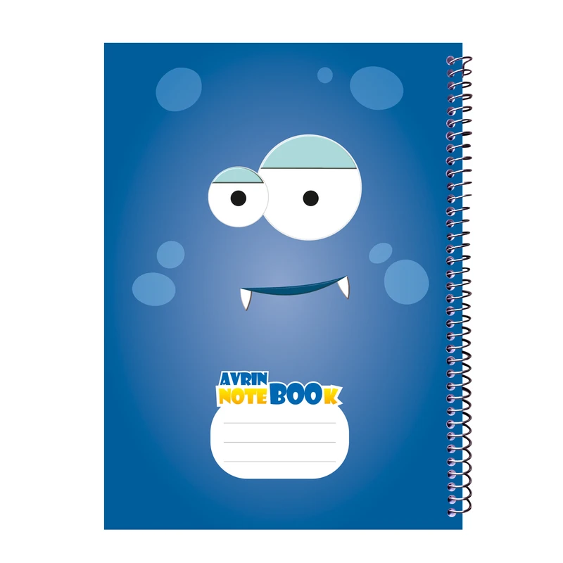 دفتر مشق 60 برگ اورین مدل فانتزی طرح هیولای تا به تا