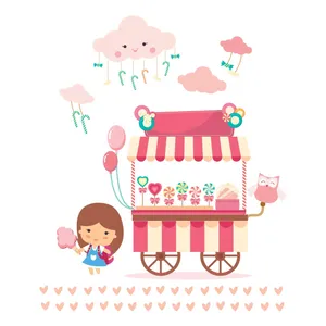 Salso Candy Carriage Sticker