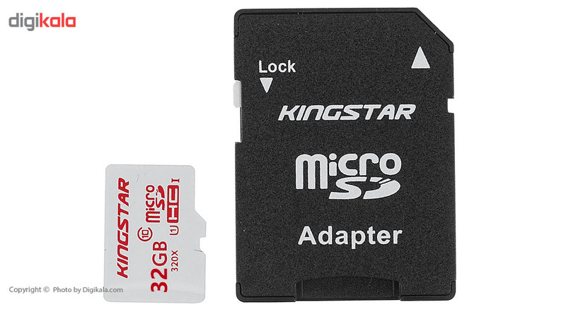 کارت حافظه microSDHC کینگ استار کلاس 10 استاندارد UHS-I U1 سرعت 45MBps همراه با آداپتور SD ظرفیت 32 گیگابایت