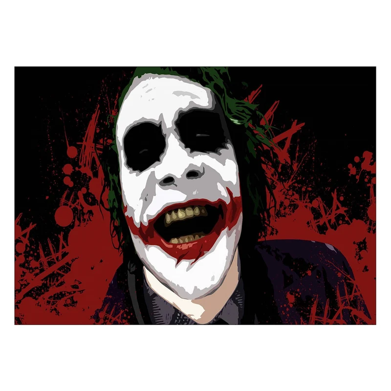 تابلو شاسی ونسونی طرح Joker Madness سایز 50 × 70