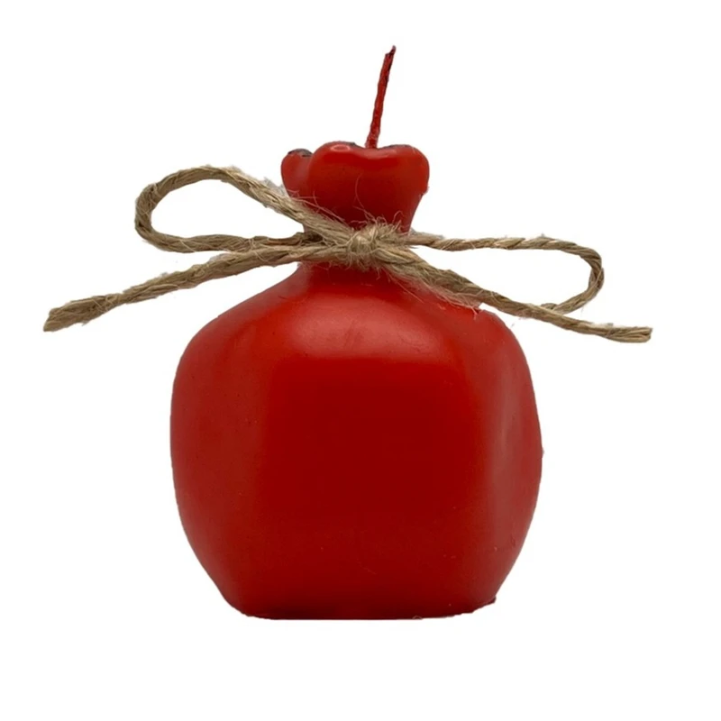 شمع دست‌ساز بدون‌بو مدل انار زمان اتمام 5 ساعت