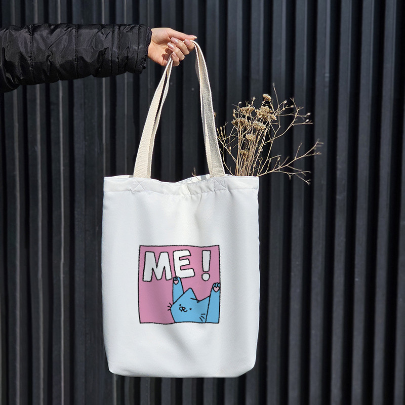 ساک خرید خندالو مدل گربه آبی کد 8592