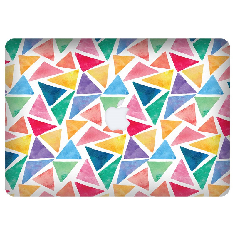 برچسب تزئینی ونسونی مدل WaterColor Triangles مناسب برای مک بوک پرو 13 اینچی
