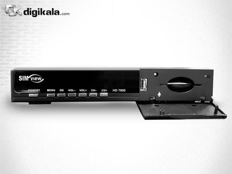 گیرنده تلویزیون دیجیتال سیم ویو مدل HD 7800
