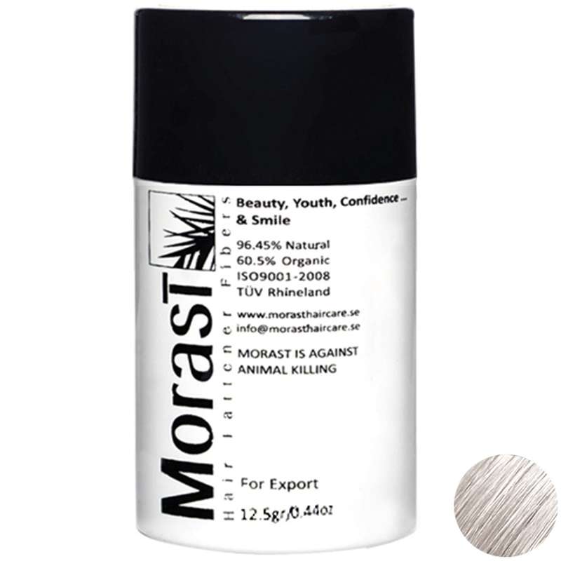 پودر پرپشت کننده مو مورست مدل White وزن 12.5 گرم رنگ سفید