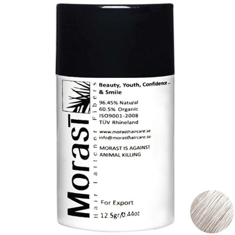 پودر پرپشت کننده مو مورست مدل White وزن 12.5 گرم رنگ سفید