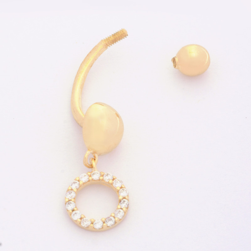 پیرسینگ طلا 18 عیار زنانه طلای مستجابی کد 12 پیرسینگ طلا 18 عیار زنانه طلای مستجابی کد 12