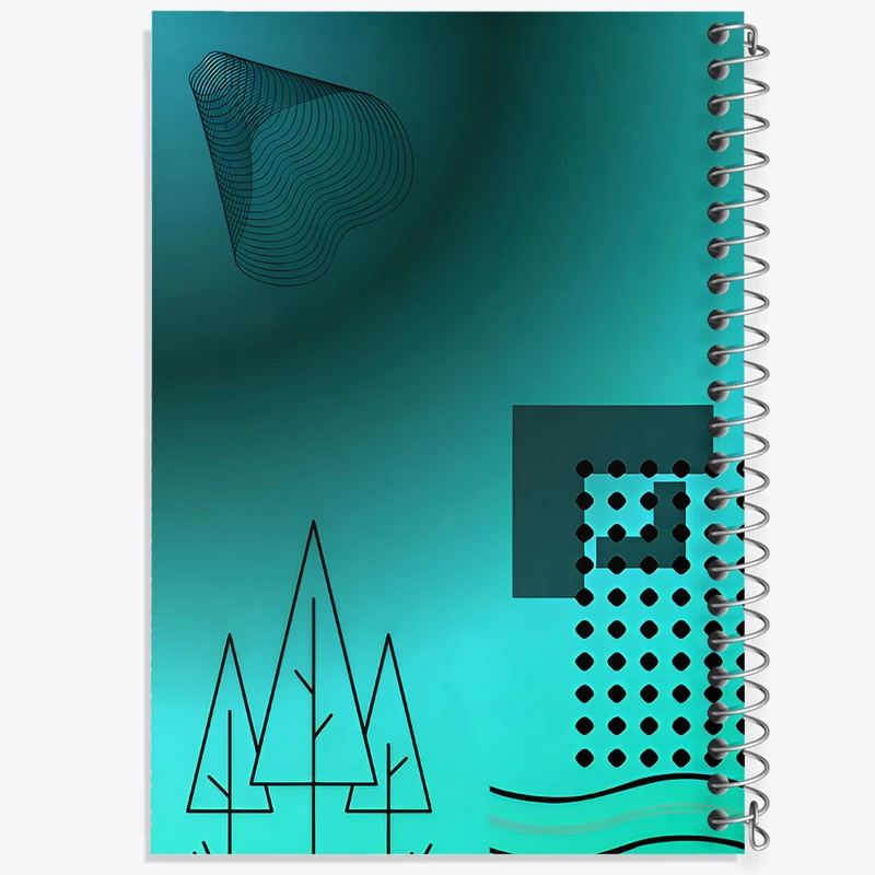 دفتر شطرنجی 50 برگ خندالو طرح فانتزی کد N5773