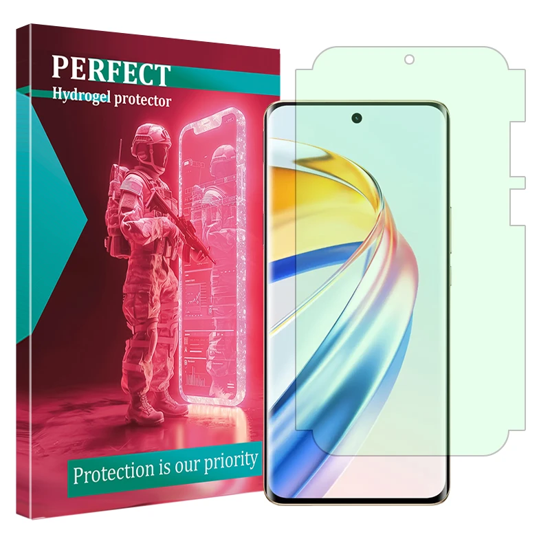 محافظ صفحه نمایش پرفکت مدل حفاظت از نور سبز مناسب برای گوشی موبایل آنر X9b