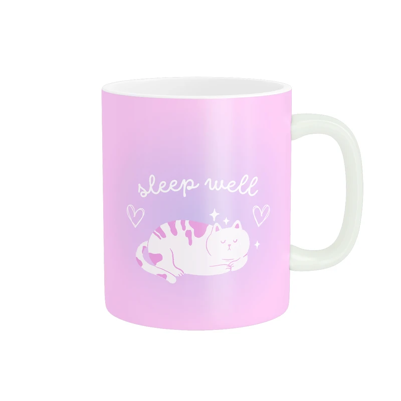 ماگ پاد آفرین طرح فانتزی مدل گربه کد 40