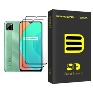 Somastel SD Glass MIX002 Screen Protector For Realme C11 Pack Of 2