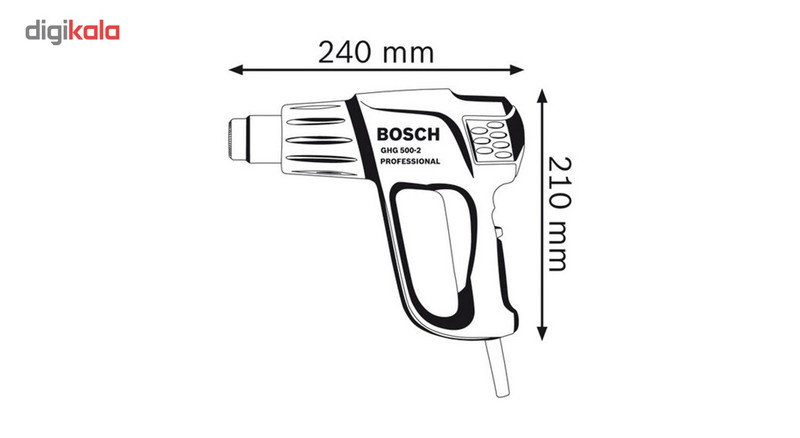 سشوار صنعتی بوش مدل GHG 500-2