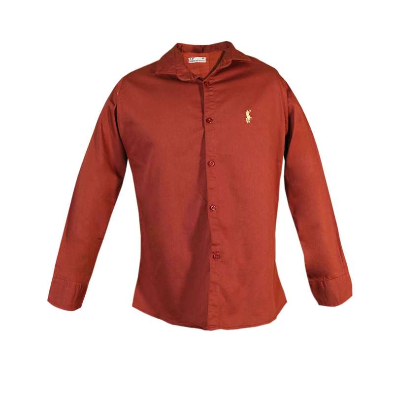 پیراهن آستین بلند مردانه مدل کتان کونیگ 38