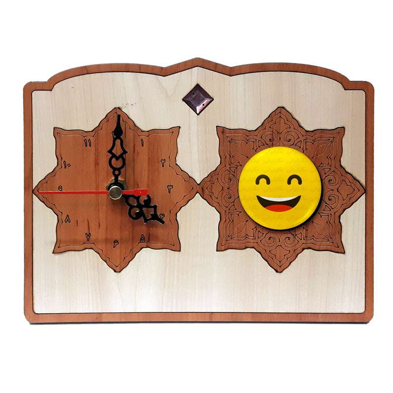 ساعت رومیزی نگارایرانی طرح SS04 سایز 20x15 ساعت رومیزی نگارایرانی طرح SS04 سایز 20x15