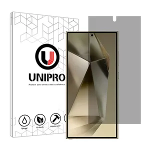 UNIPRO Star 4 model Privacy screen protector suitable for Samsung Galaxy S24 Ultra mobile phone