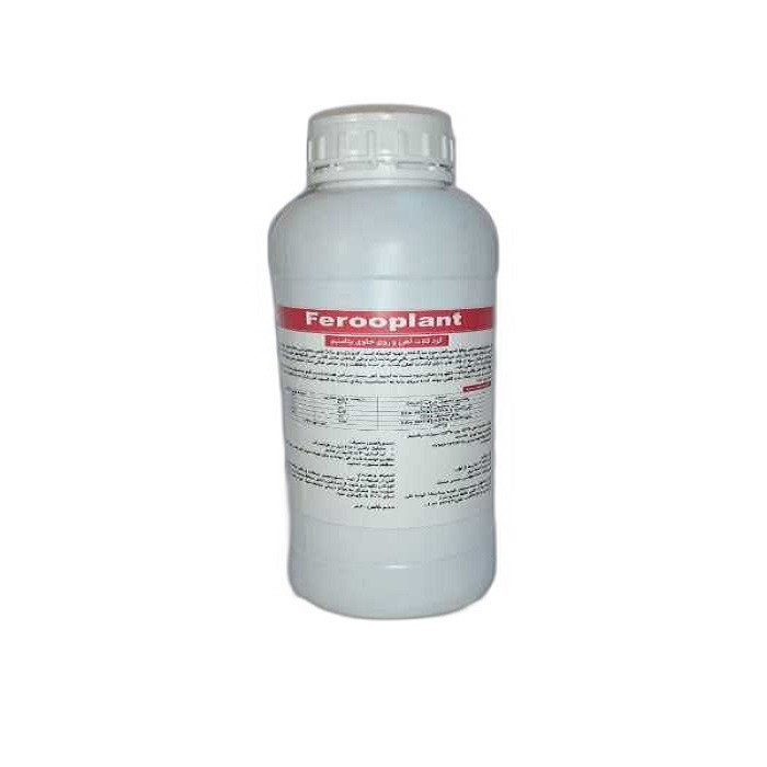 کود کلات آهن وروی پتاس فروپلنت مدل0001 حجم1000میلی لیتر