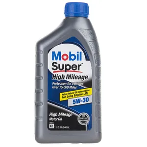 روغن موتور خودرو موبیل مدل High Mileage 5W-30 حجم 946 میلی لیتر