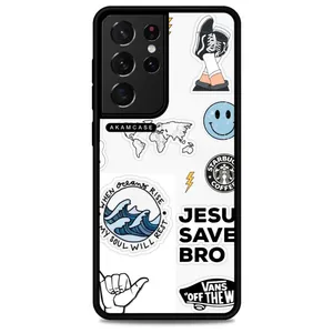 AKAM AMCWSGS21U-GOOD VIBE1 Cover For Samsung Galaxy S21 Ultra