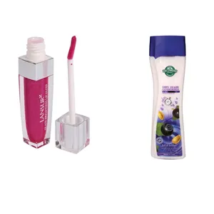 پک ارایشی استاویتا طرح 25 مجموعه 2 عددی:  نرم کننده برای موهای خشک و شکننده هالیوود استایل حجم 355 میلی لیتر و رژ لب مایع لنسور سری Glaze شماره 07