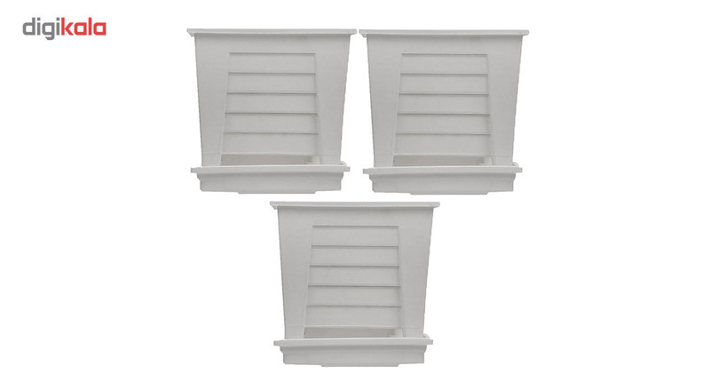 گلدان گلباران مدل 435 بسته سه عددی