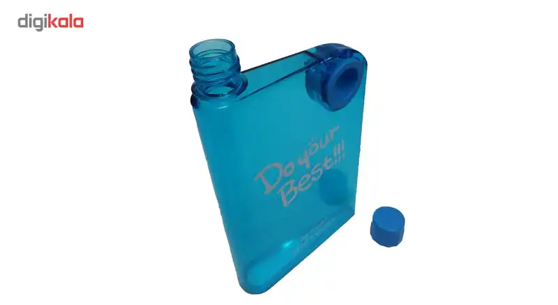 قمقمه نوت بوک مدل شیشه شفاف ظرفیت 380 میلی لیتر