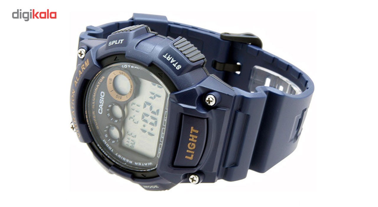 ساعت مچی دیجیتالی مردانه کاسیو مدل  W-735H-2AVDF