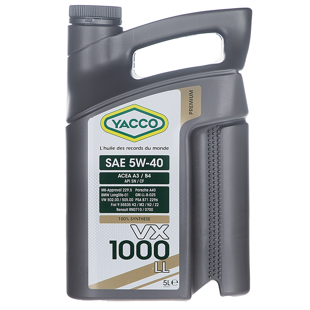 روغن موتور خودرو یاکو مدل 5W-40 VX1000 حجم 5 لیتر