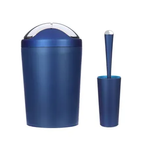 ست سطل زباله و فرچه سنی پلاستیک مدل Solan