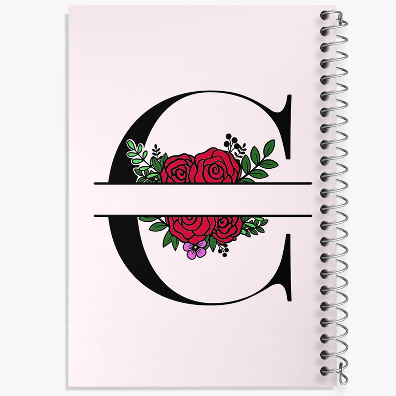 دفتر مشق 50 برگ خندالو طرح حرف C کد N3334