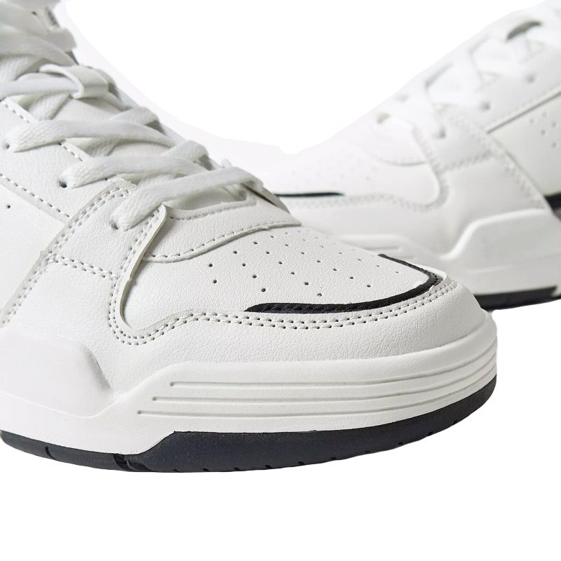 نیم بوت مردانه مکس مدل Panelled High-Top Lace-Up Sneakers -  - 3