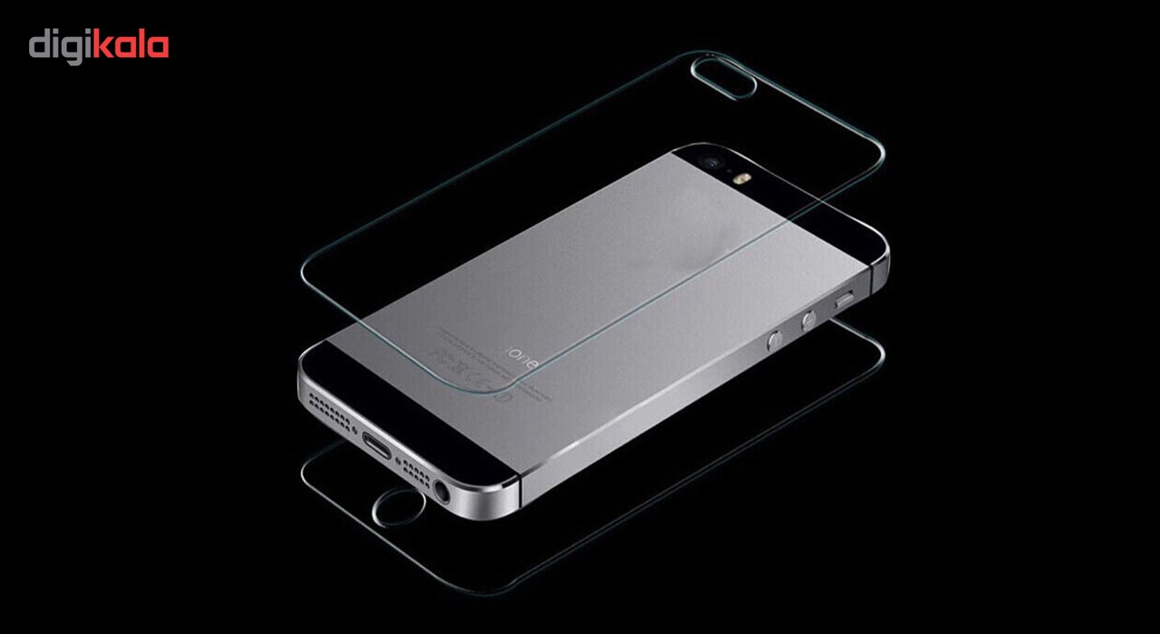 محافظ پشت و رو شیشه ای تمپرد هوکار مناسب برای گوشی موبایل اپل ایفون 5/5s/se
