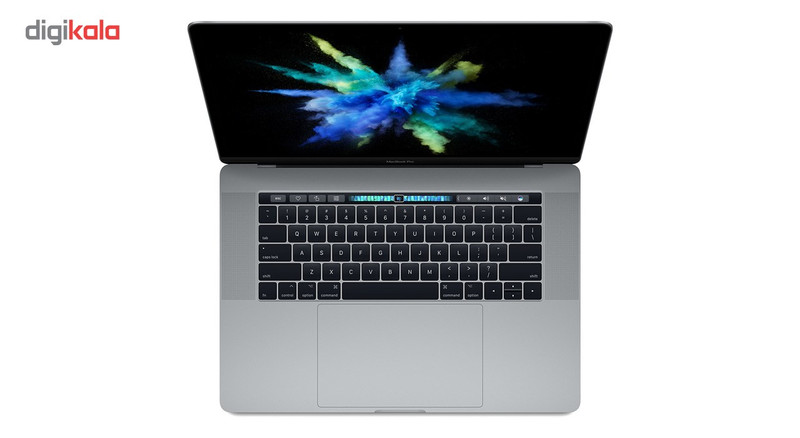 لپ تاپ 15 اینچی اپل مدل 2017 MacBook Pro MPTT2 همراه با تاچ بار