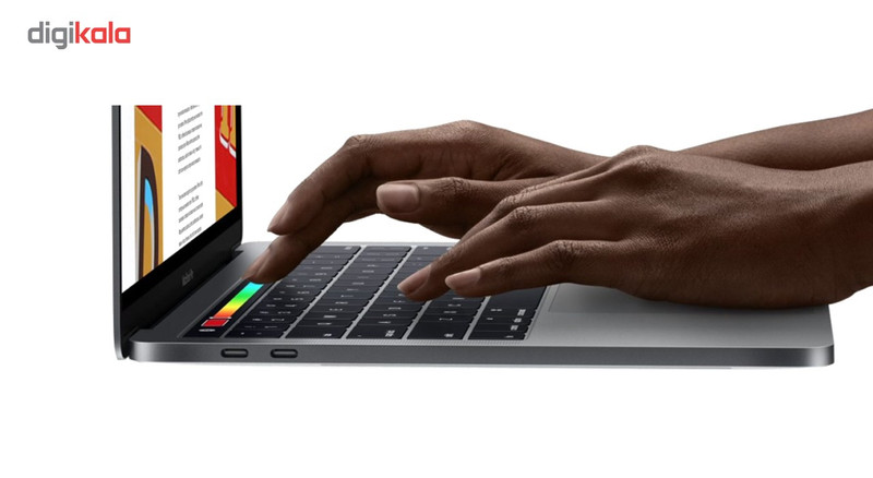 لپ تاپ 15 اینچی اپل مدل 2017 MacBook Pro MPTT2 همراه با تاچ بار