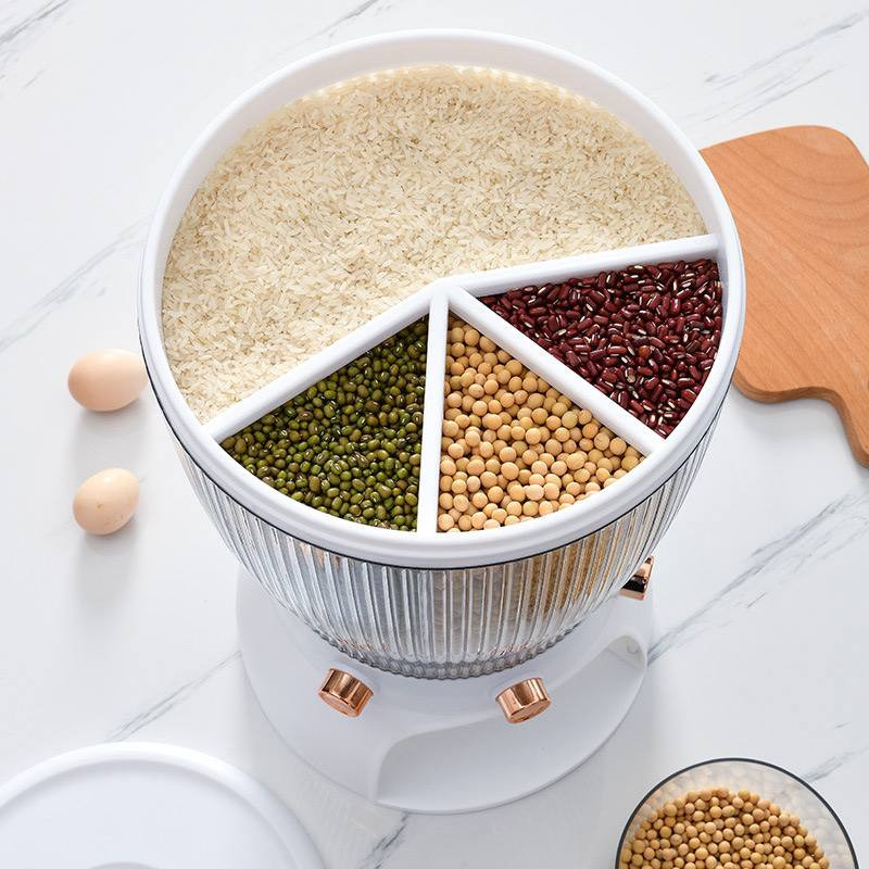 سطل برنج مدل چرخشی کد 1369n 5022 ظرفیت 10 کیلوگرم