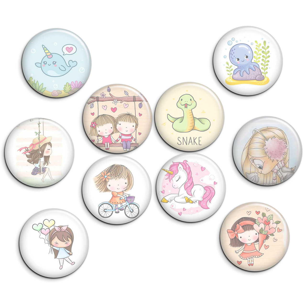 پیکسل پرمانه طرح cute کد pmg.5346 مجموعه 10 عددی