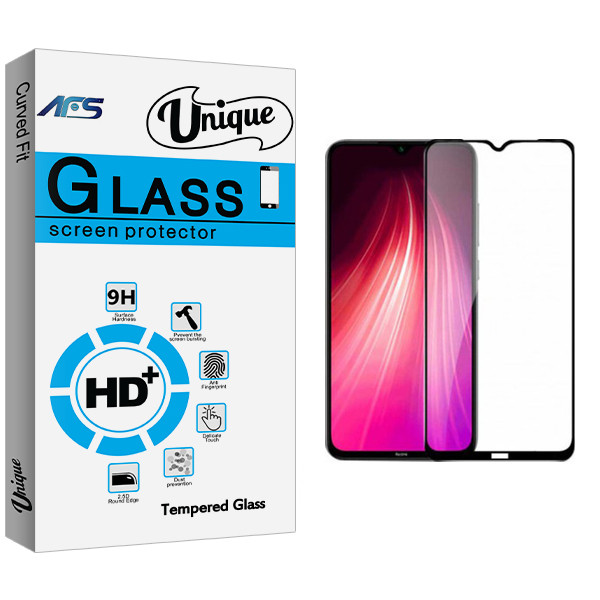 محافظ صفحه نمایش ای اف اس مدل Unique Glass مناسب برای گوشی موبایل شیائومی Redmi Note 8T