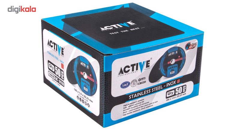 صفحه سنگ برش استیل اکتیو تولز مدل AC51116