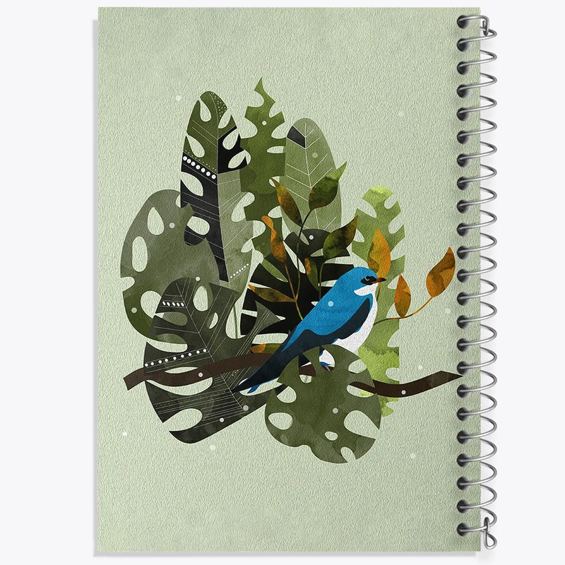 دفتر نت موسیقی 50 برگ خندالو مدل برگ و مرغ کد N1208