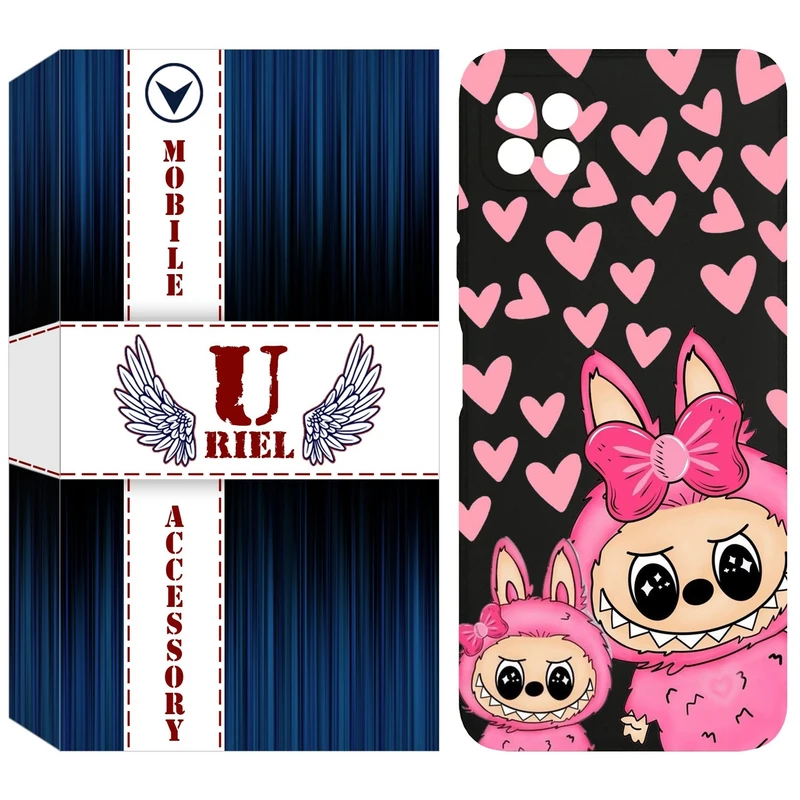 کاور یوریل مدل KSH کد 105 طرح عروسک لبوبو مناسب برای گوشی موبایل سامسونگ Galaxy A22 5G