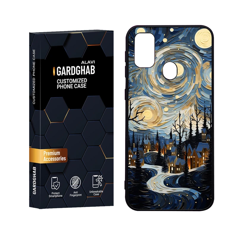 کاور گارد قاب علوی مدل Glass مناسب برای گوشی موبایل سامسونگ Galaxy M21