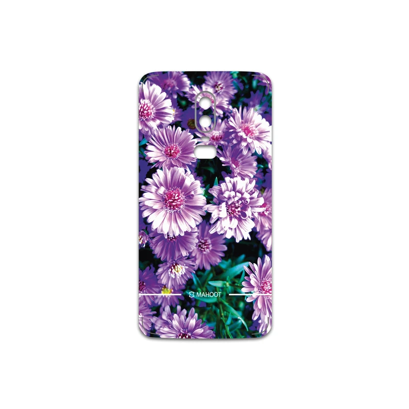 برچسب پوششی ماهوت مدل Purple-Flower مناسب برای گوشی موبایل وان پلاس 6