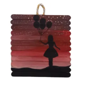 آویز تزیینی مدل دخترک کد 18Nv